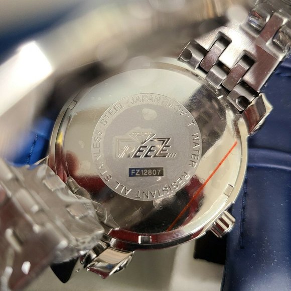 Freeze Wrist Watch Diamond Mother of Pearl Rare Classic Hip Hop TimePiece - Picture 3 of 5